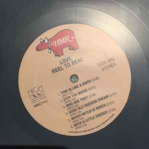 Image of Label Cover of 4614234C: LP - LOVE, Reel To Real (High Moon Records; HMRLP 03, US 2015 Reissue, Inner & Booklet) With one-sheet press release.  EX/VG+