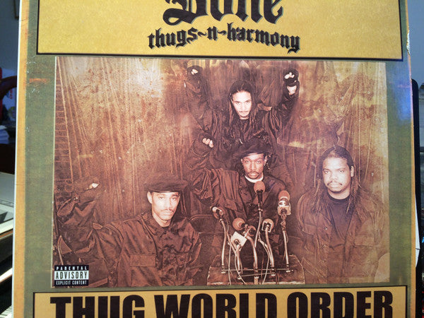 Image of Front Cover of 4644277S: 2xLP - BONE THUGS-N-HARMONY, Thug World Order (Ruthless Records; ES 86594, US 2002, Promo) Light marks only. Minor corner damage.   VG/VG