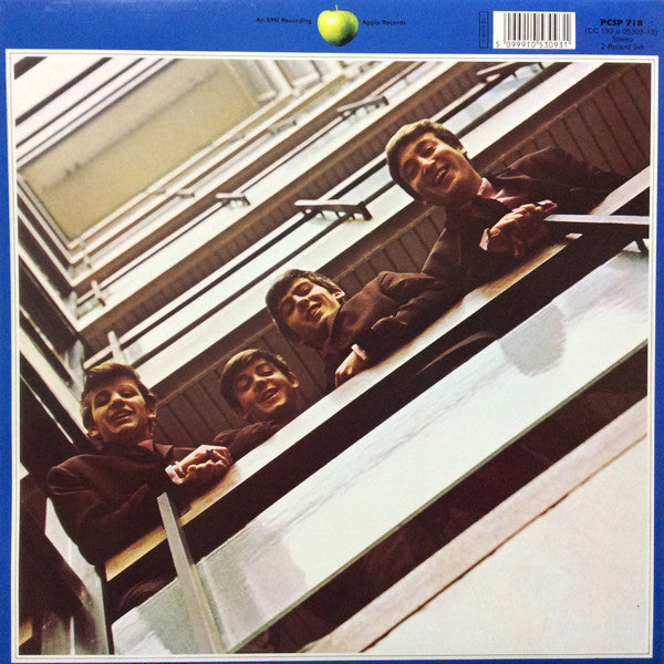 Image of Back Cover of 4614230C: 2xLP - THE BEATLES, 1967 - 1970 (Apple Records; PCSP 718, UK 1980s Reissue, Gatefold, Inner)   VG/VG