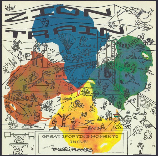 Image of Front Cover of 4614257C: LP - ZION TRAIN, Great Sporting Moments In Dub! (Partial Records; PRTLLP007, UK 2020 Reissue) Shrink-wrap. Storage marks only  VG+/VG