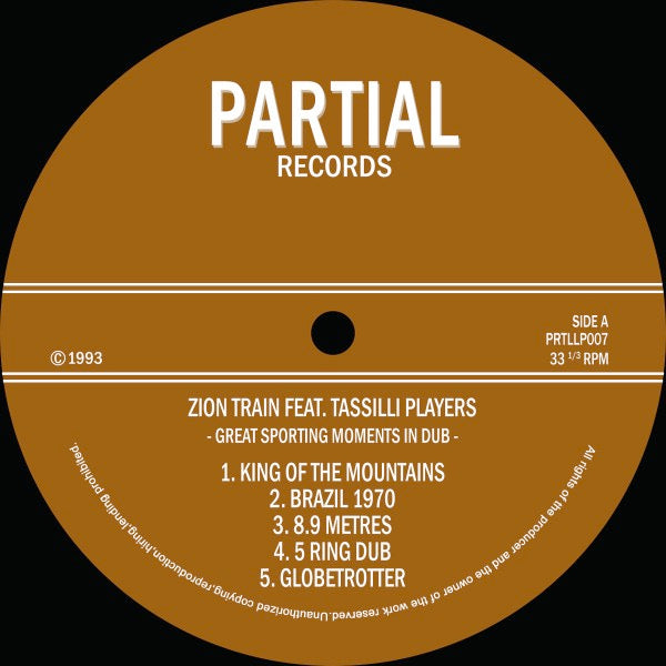 Image of Label Cover of 4614257C: LP - ZION TRAIN, Great Sporting Moments In Dub! (Partial Records; PRTLLP007, UK 2020 Reissue) Shrink-wrap. Storage marks only  VG+/VG