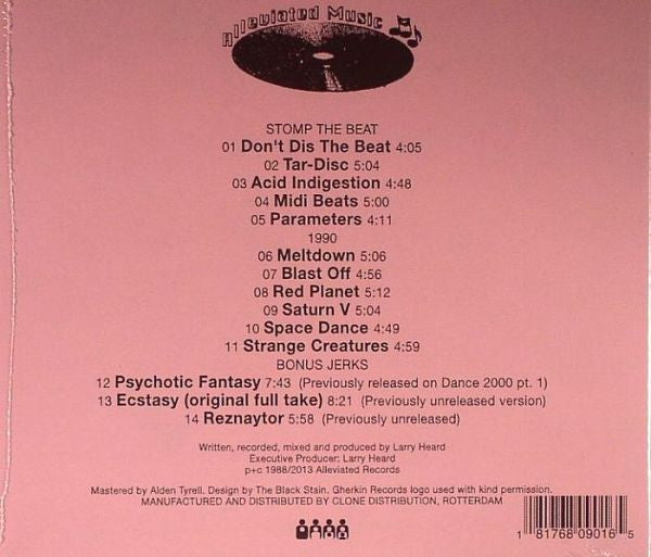 Image of Back Cover of 4654014S: CD - GHERKIN JERKS, The Gherkin Jerks Compilation (Alleviated Records; ML-9016, Netherlands 2013, Digipak)   VG+/VG+