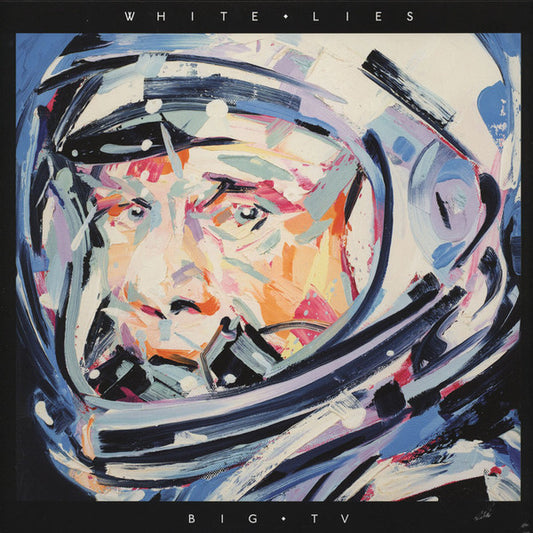Image of Front Cover of LP - VG+/VG+ - WHITE LIES, Big TV (Fiction; 2756839, UK 2010, Inner, Limited Numbered Edition (0044)), Unplayed, Opened Instore, Still In Shrinkwrap, a few small creases around bottom edge and spine of front cover only, seam split on side of inner, low number (0044),  - 4644209S