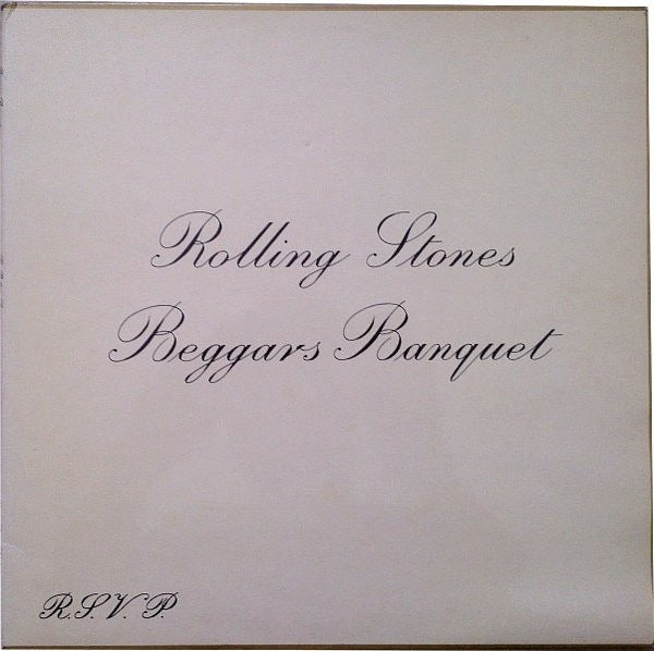 Image of Front Cover of 4614232C: LP - ROLLING STONES, Beggars Banquet (Decca; SKL 4955, UK 1968, Gatefold, Company Inner, Stereo, No Cross Parentheses around XZAL8477 on Side 2) Nice copy, Light hairlines only, Glossy vinyl, Light ring wear  VG/VG