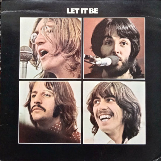 Image of Front Cover of 4614282C: LP - THE BEATLES, Let It Be (Apple Records; PCS 7096, UK 1970s Reissue, Export Issue) Strong VG, Glossy vinyl, A couple of light marks, Sleeve has spine and edge pinches  VG/VG