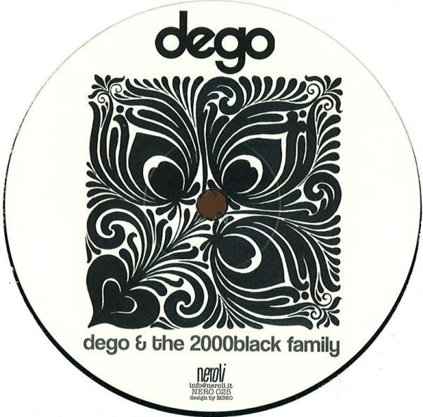 Image of Back Cover of 4624212E: 12" - DEGO & THE 2000BLACK FAMILY, Find A Way (Neroli ; NERO 025, Italy 2013) Strong VG  /VG