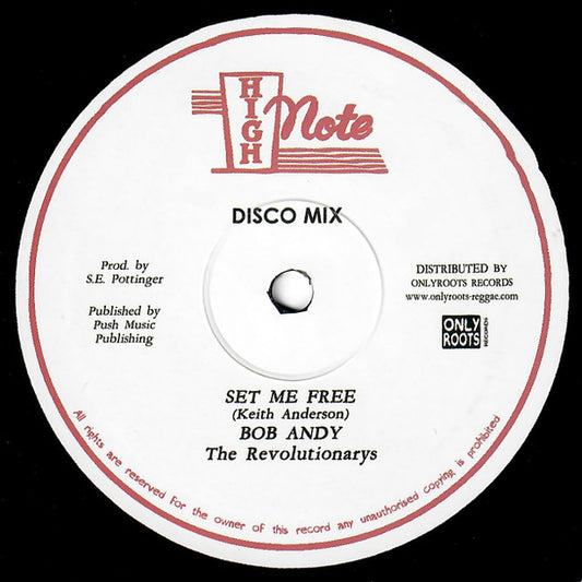 Image of Front Cover of 4614301C: 12" - BOB ANDY, Set Me Free (High Note; , France 2020)   /VG+