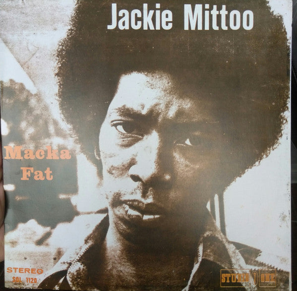 Image of Front Cover of 4614302C: LP - JACKIE MITTOO, Macka Fat (Studio One; SOL 1120, US 1990s Reissue) Beautiful copy.  VG+/VG+