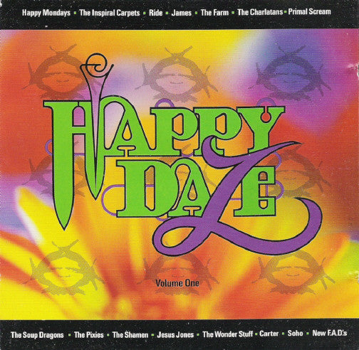 Image of Front Cover of 4644358S: LP - VARIOUS, Happy Daze (Volume One) (Island Records; ILPTV 1, UK 1990) Ligth edge wear on sleeve. Hairlines on disc with a bit of crackle.  VG/VG