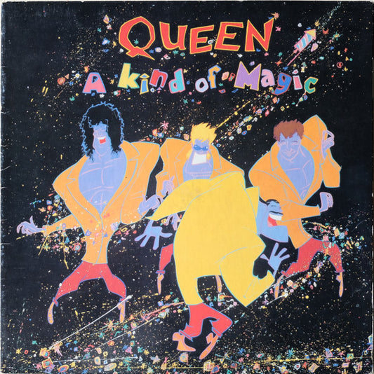 Image of Front Cover of 4644285S: LP - QUEEN, A Kind Of Magic (EMI; 64 2405311, Italy 1986, Inner) Edge and Ring Wear  VG/VG