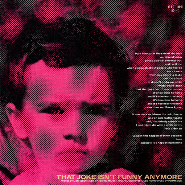 Image of Back Cover of 4624223E: 12" - THE SMITHS, That Joke Isn't Funny Anymore (Rough Trade; RTT 186, UK 1985, EMI Pressing)   VG/G+