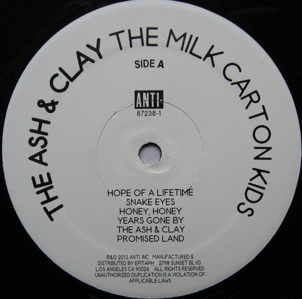 Image of Label Cover of 4644374S: LP - THE MILK CARTON KIDS, The Ash & Clay (Anti- ; 87238-1, US 2013) Strong VG+ No CD  VG+/VG+