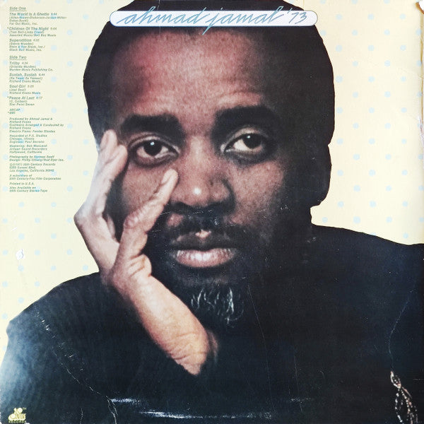 Image of Back Cover of 4624216E: LP - AHMAD JAMAL, Ahmad Jamal '73 (20th Century Records ; T-417, US 1973)   G+/G+