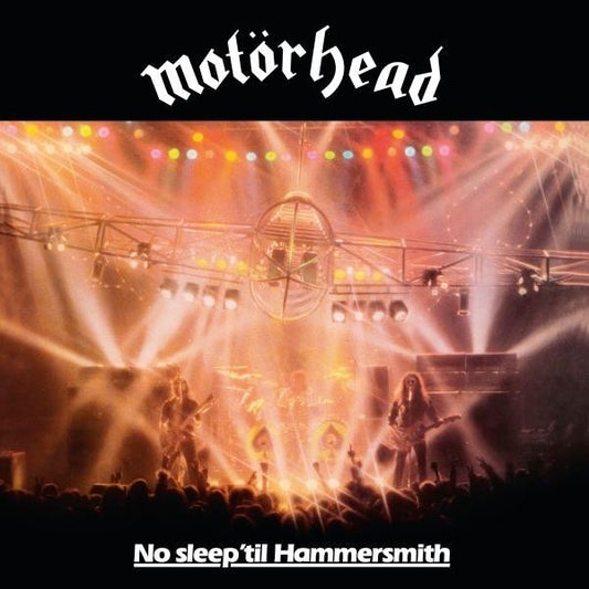 Image of Front Cover of 4614290C: LP - MOT RHEAD, No Sleep 'til Hammersmith (Sanctuary; BMGRM023LP, Europe 2015 Reissue, Inner, 180 Gram Vinyl)   VG+/VG