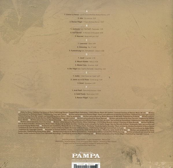 Image of Back Cover of 4534160E: 3xLP - VARIOUS, Pampa Records Vol. 1 (Pampa Records; PAMPA LP011, Germany 2016, Compilation)   NEW/NEW