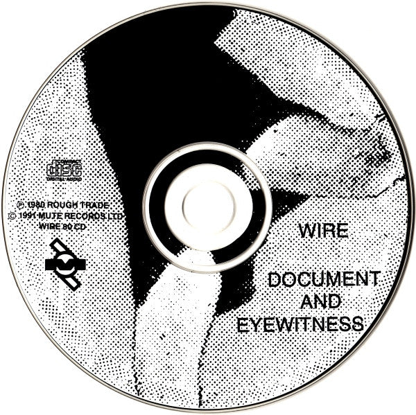 Image of Label Cover of 4634160E: CD - WIRE, Document And Eyewitness (The Grey Area ; WIRE 80 CD, UK , Jewel Case, Insert)   VG+/VG+