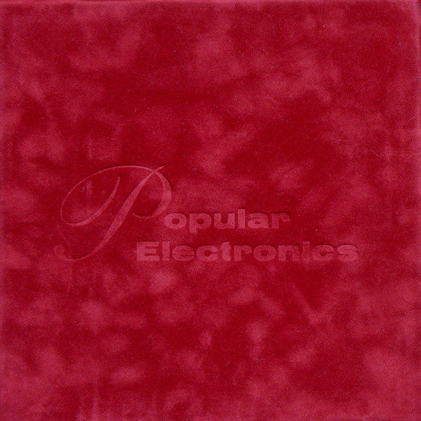 Image of Front Cover of 4624314E: 4x7" - H. BADINGS / KID BALTAN / TOM DISSEVELT, Popular Electronics: The Singles Collection (Basta ; BASTA 30-90551, Netherlands 2008, Box Set, Velvet Box Set With Individually Sleeved Reissues Of Early Electronics EPs)   VG+/VG+