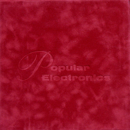 Image of Front Cover of 4624314E: 4x7" - H. BADINGS / KID BALTAN / TOM DISSEVELT, Popular Electronics: The Singles Collection (Basta ; BASTA 30-90551, Netherlands 2008, Box Set, Velvet Box Set With Individually Sleeved Reissues Of Early Electronics EPs)   VG+/VG+