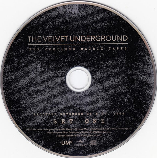 Image of Label Cover of 4634170E: 4xCD - THE VELVET UNDERGROUND, The Complete Matrix Tapes (UMe; 00602547549013, Europe 2015, Box Set, Inner)   EX/EX