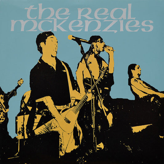 Image of Front Cover of 4624289E: 7" - THE REAL MCKENZIES, Another Round / Loch Lomond (Fat Wreck Chords ; FAT201-7, US 2000, Picture Sleeve, Blue Marbled Vinyl, Fat Club Release) Corner Bump  VG+/EX