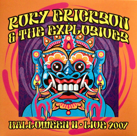 Image of Front Cover of 4744039S: 2xLP - ROKY ERICKSON & THE EXPLOSIVES, Halloween II - Live 2007 (Freddie Steady Sound Recordings; MVD7945LP, USA & Europe 2022, Gatefold, White Vinyl, NO DVD. )   VG+/VG+