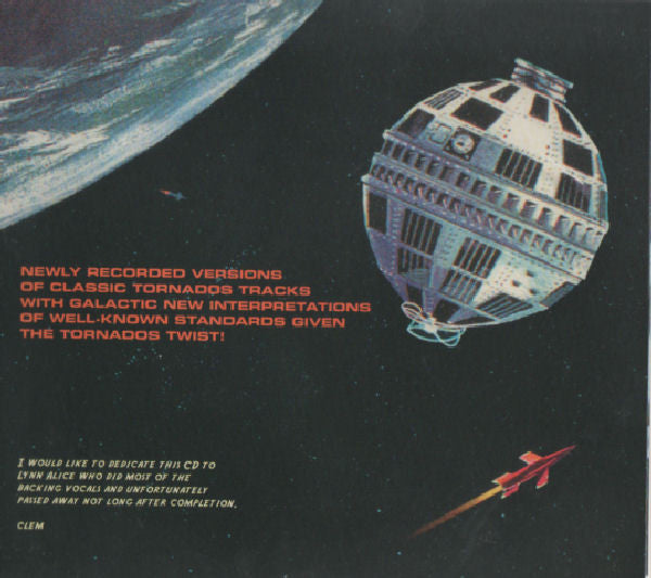 Image of Back Cover of 4734012E: CD - THE TORNADOS, Science Fiction (Secret Records Limited ; CRIDE 80, UK 2007, Digipak, Inner)   VG/VG+