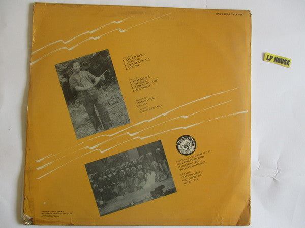 Image of Back Cover of 4724028E: LP - OBI WURU OTU DANCE GROUP OF IHIAGWA-OWERRI IMO STATE, Aku Ebi Onwu (CY. Records (Nige; CYLP 028, Nigeria ) A lot of marks but plays great. Sleeve has staining,   G+/G+