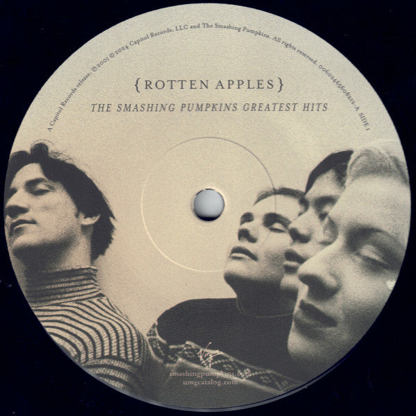 Image of Label Cover of 2xLP - NEW/NEW - THE SMASHING PUMPKINS, Rotten Apples: Greatest Hits (Capitol Records; 6560817, Europe 2024 Reissue, Gatefold, Insert, 180 Gram Vinyl), ,  - 3235047E
