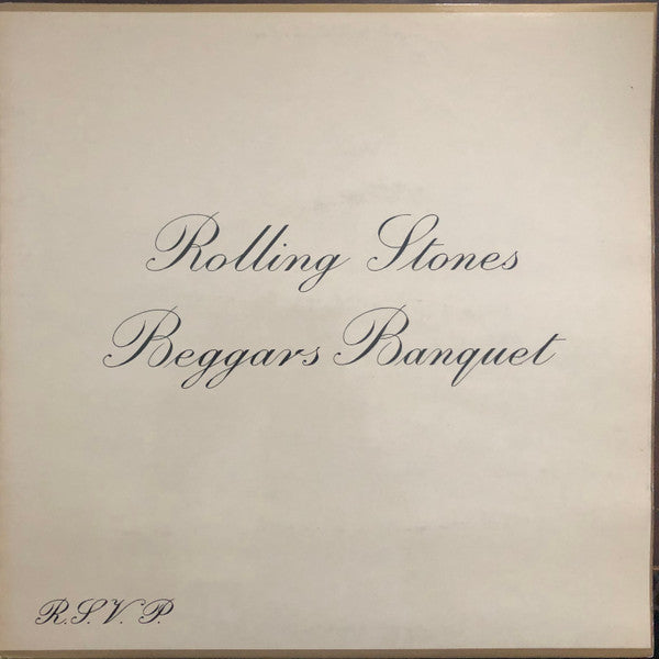 Image of Front Cover of 4744023S: LP - THE ROLLING STONES, Beggars Banquet (Decca Blue Boxed; SKL 4955, UK 1978 Reissue, Laminated Gatefold Sleeve) Beautiful LP and cover, extremely tiny amount of foxing on cover, in Decca poly-lined paper inner  VG+/VG+