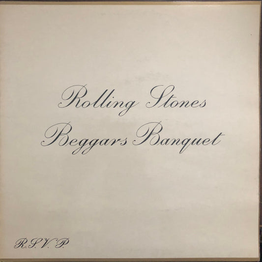 Image of Front Cover of 4744023S: LP - THE ROLLING STONES, Beggars Banquet (Decca Blue Boxed; SKL 4955, UK 1978 Reissue, Laminated Gatefold Sleeve) Beautiful LP and cover, extremely tiny amount of foxing on cover, in Decca poly-lined paper inner  VG+/VG+