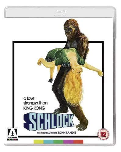 Image of Front Cover of 4734077E: Blu-ray - JOHN LANDIS, Schlock! (Arrow Video; FCD1819, Europe )   VG+/VG+