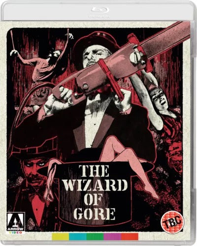 Image of Front Cover of 4734079E: Blu-ray - HERSHELL GORDON LEWIS, The Wizard of Gore (Arrow Video; FCD1794, UK )   VG+/VG+