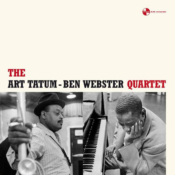 Image of Front Cover of 4724142E: LP - THE ART TATUM   BEN WEBSTER QUARTET, The Art Tatum   Ben Webster Quartet (Pan Am Records; 9152243, Europe 2015)   EX/EX