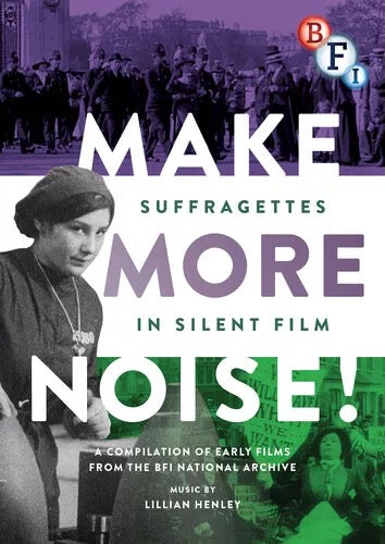 Image of Front Cover of 4734085E: Blu-ray - LILLIAN HENLEY, Make More Noise! Suffragettes in Silent Film (BFI; BFIV2057, UK 2015, Booklet)   VG+/VG+