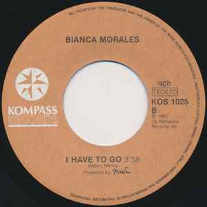 Image of Back Cover of 4724161E: 7" - BIANCA MORALES, Dance Your Life Away/ I Have To Go (Kompass Records; KOS 1025, Finland 1981) Lightest of marks.  /VG+