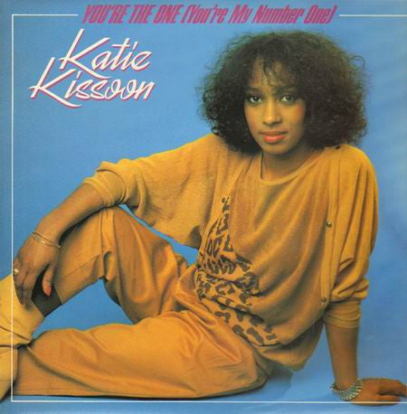 Image of Front Cover of 4724183E: 7" - KATIE KISSOON, You're The One (You're My Number One) (Jive; JIVE 37, UK 1983) Light marks. Wear to sleeeve with ringwear.  G+/VG