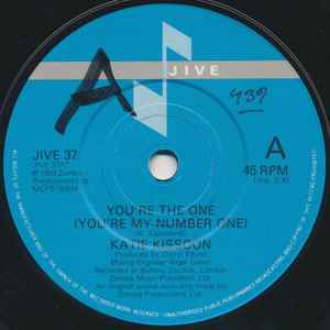 Image of Label Cover of 7" - VG/EX - KATIE KISSOON, You're The One (You're My Number One) (Jive; JIVE 37, UK 1983, Picture sleeve), Light wear to sleeve with ringwear.,  - 3256048S