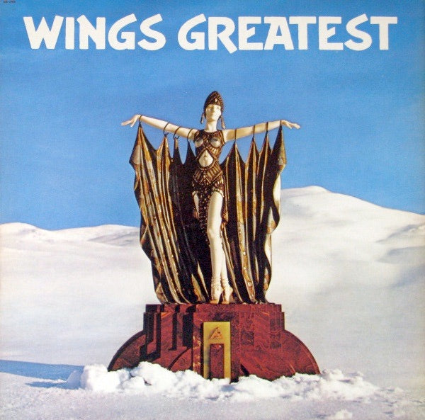 Image of Front Cover of 4714179C: LP - WINGS, Wings Greatest (Capitol Records; SOO-11905, Canada 1978, Poster) With Poster  VG+/VG+