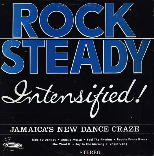 Image of Front Cover of 4744147S: LP - VARIOUS ARTISTS, Rock Steady Intensified (WIRL; 1060, Jamaica )   VG/VG+