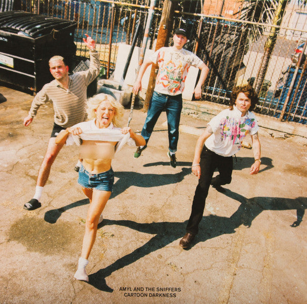 Image of Front Cover of 5054028S: LP - AMYL AND THE SNIFFERS, Cartoon Darkness (Rough Trade; RT0510LP, UK & Europe 2024, Inner, Poster, Cartoon Black Edition)   NEW/NEW