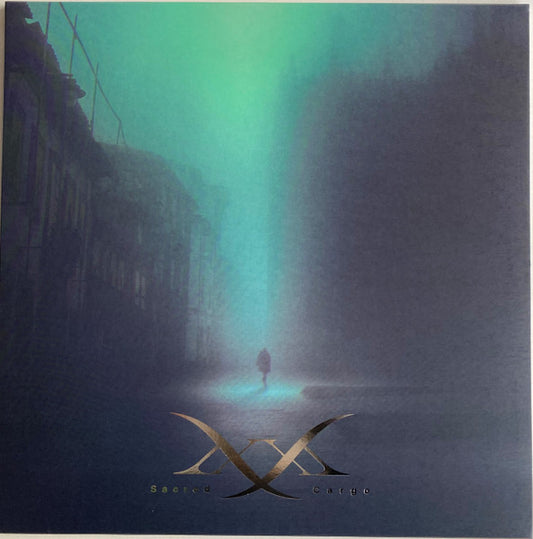 Image of Front Cover of 4724239E: 3xLP - MMXX, Sacred Cargo (Candlelight Records; CANDLE113405, Europe 2022, Embossed Sleeve With Silver Ink, Insert, Transparent Turquoise Vinyl) Opened Instore, Still In Stickered Shrinkwrap  EX/EX