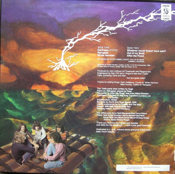 Image of Back Cover of LP - VG/VG - VAN DER GRAAF GENERATOR, The Least We Can Do Is Wave To Each Other (Charisma Blue Labels; CAS 1007, UK 1979 Reissue, Gatefold), Light marks only,  - 4416075C
