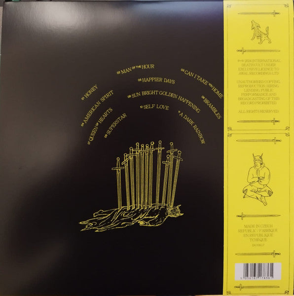 Image of Back Cover of LP - EX/VG+ - FRANK CARTER & THE RATTLESNAKES, Dark Rainbow (International Death Cult; IDC026LP, Europe 2024, Gatefold, Die Cut Inner & Insert, With Obi), In shrinkwrap.,  - 3245230S