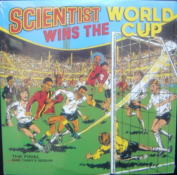 Image of Front Cover of 4724310E: LP - SCIENTIST, Scientist Wins The World Cup (Dub Mir; MIR100741, Russia 2014 Reissue) Bent corner on sleeve.  VG/EX