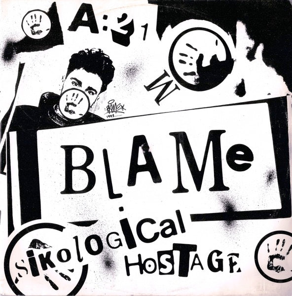 Image of Front Cover of 4714386C: 12" - BLAME, A21 / Sikological Hostage (Moving Shadow; SHADOW 33, UK 1993) Light Marks only, sleeve in very nice condition  VG/VG