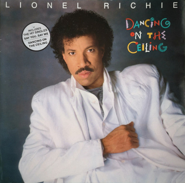 Image of Front Cover of 4714407C: LP - LIONEL RICHIE, Dancing On The Ceiling (Motown; ZL72412, Europe 1986, Embossed Gatefold Sleeve, Inner) Hype sticker, light marks only.  VG/VG