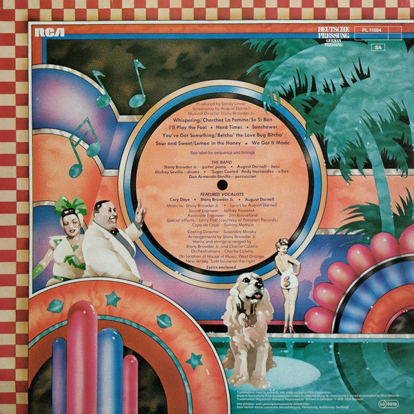 Image of Back Cover of 4724290E: LP - DR. BUZZARD'S ORIGINAL SAVANNAH BAND, Dr. Buzzard's Original Savannah Band (RCA Victor ; PL 11504, Germany 1976)   VG+/VG+