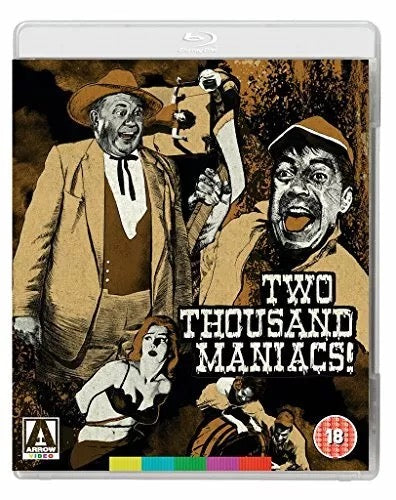 Image of Front Cover of 4734187E: Blu-Ray - HERSHELL GORDON LEWIS, Two Thousand Maniacs! (Arrow Video; FCD1741, Europe 2018, Booklet)   VG+/VG+