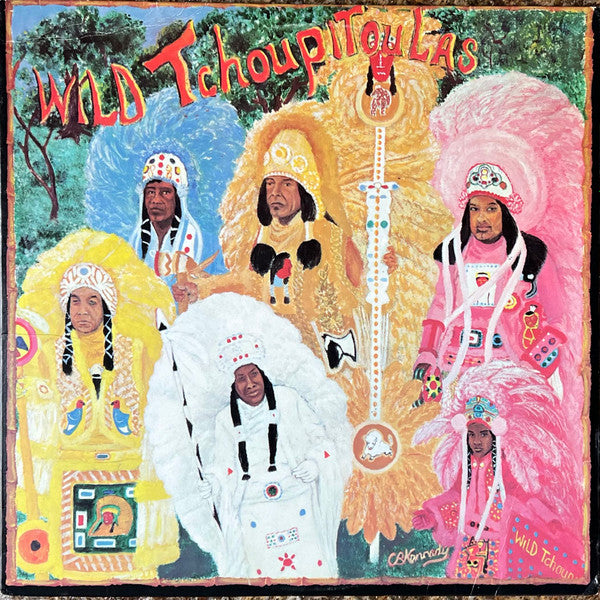 Image of Front Cover of 4724291E: LP - THE WILD TCHOUPITOULAS, The Wild Tchoupitoulas (Antilles; AN 7052, US 1984, Hauppauge pressing. )   VG/VG+