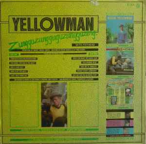 Image of Back Cover of LP - VG/VG - YELLOWMAN, Zungguzungguguzunggunzeng!!! (Greensleeves Records; GREL 57, UK 1983, Picture Sleeve), Strong VG across the board. Disc is glossy with some light hairlines.,  - 2116342C